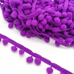 Mor Ponpon Şerit-PPS-1031 Mor Ponpon Şerit-PPS-1031