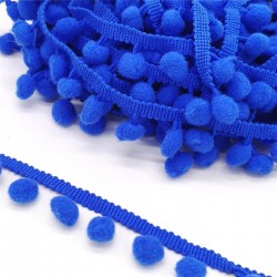 Saks Mavi Ponpon Şerit-PPS-1035 Saks Mavi Ponpon Şerit-PPS-1035
