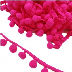 Fuşya Ponpon Şerit-PPS-1038 Fuşya Ponpon Şerit-PPS-1038