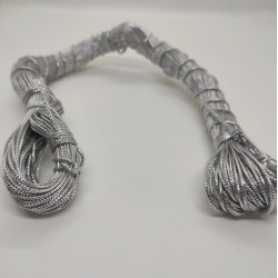 Gümüş Renk Simli İp 50 Metre-SMIP-1001