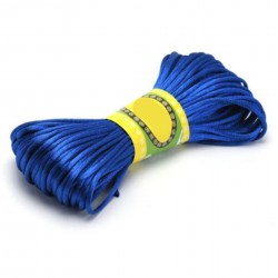 Saks Mavi Saten İp 10 Metre-STIP-1015