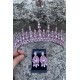 Abrienda Pembe Gelin Kına Tacı Özel Gün Aksesuar Kadın Taç Ve Üç Mekik Küpe Takımı-ABRİENDA-12 Abrienda Pembe Gelin Kına Tacı Özel Gün Aksesuar Kadın Taç Ve Üç Mekik Küpe Takımı-ABRİENDA-12