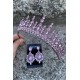 Abrienda Pembe Gelin Kına Tacı Özel Gün Aksesuar Kadın Taç Ve Geniş Mekik Küpe Takımı-ABRİENDA-14 Abrienda Pembe Gelin Kına Tacı Özel Gün Aksesuar Kadın Taç Ve Geniş Mekik Küpe Takımı-ABRİENDA-14