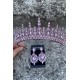 Abrienda Pembe Gelin Kına Tacı Özel Gün Aksesuar Kadın Taç Ve Geniş Mekik Küpe Takımı-ABRİENDA-14 Abrienda Pembe Gelin Kına Tacı Özel Gün Aksesuar Kadın Taç Ve Geniş Mekik Küpe Takımı-ABRİENDA-14