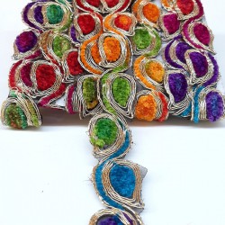 Şal Desenli Antik Şerit Güpür-AD-1010