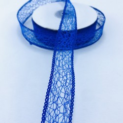 Saks Mavi Ağ Kurdele-AGK-1000