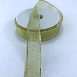 Gold Simli Kenarlı Kurdele-AGK-1013