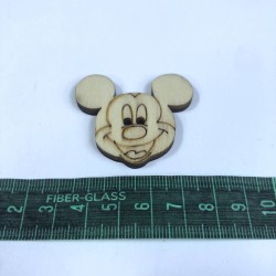 Mickey Mouse Motifli Ahşap Süsleme 5 Adet-AHB-128