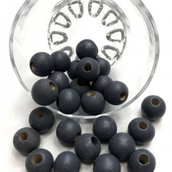 Siyah Ahşap Boncuk-AHB-13