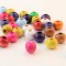 Karışık Renkli Ahşap Boncuk 17 Mm 1 Paket 100 Gram-AHB-162