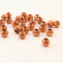 Fındık Rengi Ahşap Boncuk 12 Mm 1 Paket 100 Gram-AHB-170