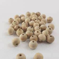 Doğal Renk Ahşap Boncuk 12 Mm-AHB-20