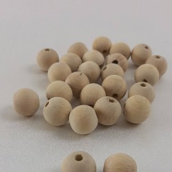 Doğal Renk Ahşap Boncuk 17 Mm-AHB-22