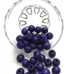 Mat Mor Ahşap Boncuk-AHB-6