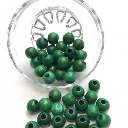 Yeşil Ahşap Boncuk-AHB-8