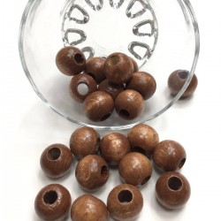 Kahverengi Ahşap Boncuk-AHB-9