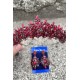 Aldonsa Bordo Gelin Kına Tacı Özel Gün Aksesuar Kadın Taç Ve Geniş Mekik Küpe Takımı-ALDONSA-19 Aldonsa Bordo Gelin Kına Tacı Özel Gün Aksesuar Kadın Taç Ve Geniş Mekik Küpe Takımı-ALDONSA-19