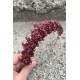 Aldonsa Bordo Gelin Kına Tacı Özel Gün Aksesuar Kadın Taç Saç Aksesuarı-ALDONSA-4