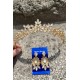 Alejandro Gold Gelin Kına Tacı Özel Gün Aksesuar Kadın Taç Ve Üç Mekik Küpe Takımı-ALEJANDRO-32 Alejandro Gold Gelin Kına Tacı Özel Gün Aksesuar Kadın Taç Ve Üç Mekik Küpe Takımı-ALEJANDRO-32