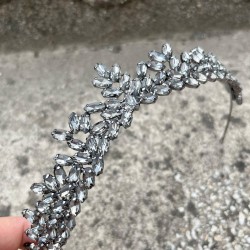 Alejandro Antrasit Gelin Kına Tacı Özel Gün Aksesuar Kadın Taç Saç Aksesuarı-ALEJANDRO-5 Alejandro Antrasit Gelin Kına Tacı Özel Gün Aksesuar Kadın Taç Saç Aksesuarı-ALEJANDRO-5