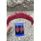 Alyce Bordo Gelin Kına Tacı Özel Gün Aksesuar Kadın Taç Ve İnce Mekik Küpe Takımı-ALYCE-10 Alyce Bordo Gelin Kına Tacı Özel Gün Aksesuar Kadın Taç Ve İnce Mekik Küpe Takımı-ALYCE-10