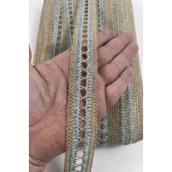 Mavi Arlisse J&uuml;t Hasır Şerit Dekoratif Kenar S&uuml;s&uuml; 1 Metre Paketleme S&uuml;sleme-ARLISSE-102