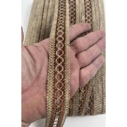 Bakır Rengi Arlisse J&uuml;t Hasır Şerit Dekoratif Kenar S&uuml;s&uuml; 1 Metre Paketleme S&uuml;sleme-ARLISSE-104