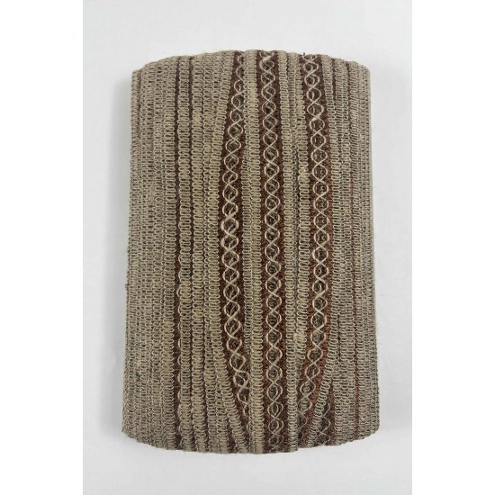 Bakır Rengi Arlisse J&uuml;t Hasır Şerit Dekoratif Kenar S&uuml;s&uuml; 1 Metre Paketleme S&uuml;sleme-ARLISSE-104