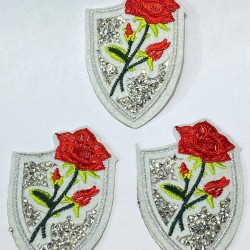 Gül Desenli Ütüyle Yapışan Aplik-ARM-1047 Gül Desenli Ütüyle Yapışan Aplik-ARM-1047