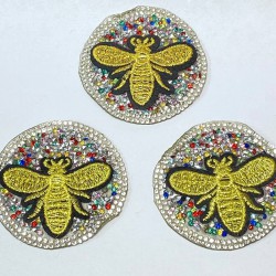 Arı Desenli Ütüyle Yapışan Aplik-ARM-1053 Arı Desenli Ütüyle Yapışan Aplik-ARM-1053