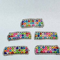 Dikdörtgen Renkli Ütü İle Yapışan Aplik-ARM-1054 Dikdörtgen Renkli Ütü İle Yapışan Aplik-ARM-1054