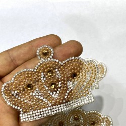 Gümüş Ve Bal Rengi Ütü İle Yapışan Aplik-ARM-1058 Gümüş Ve Bal Rengi Ütü İle Yapışan Aplik-ARM-1058