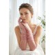 Avelisse Couture Full T&uuml;l G&uuml;l Kurusu Eldiven &ndash; Zarif Gelin & Davet Aksesuarı-AVELİSSE-6