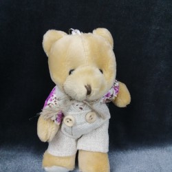Kıyafetli Peluş Ayıcık-AYC-1008 Kıyafetli Peluş Ayıcık-AYC-1008