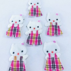 Fuşya Pembe Kıyafetli Ayıcık-AYC-1013