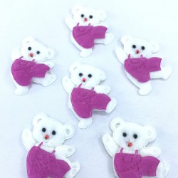 Fuşya Kıyafetli Ayıcık-AYC-1014