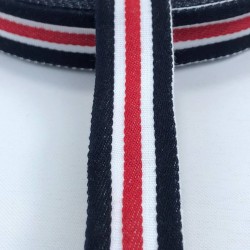 Beyaz Kırmızı Renkli Dekoratif Şerit-AYD-1013