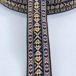 Renkli Çapraz Desenli Dekoratif Şerit-AYD-1015