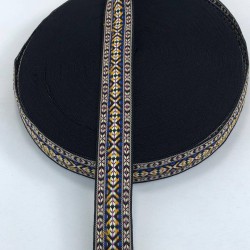 Renkli Çapraz Desenli Dekoratif Şerit-AYD-1015