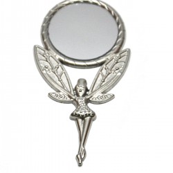 Gümüş Melek Ayna Hediyelik Süs 10 Adet-AYN-1004