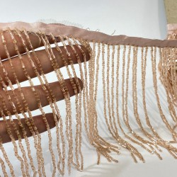 Pudra Boncuklu Saçak Püskül 15 Cm-BCSP-1015