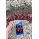 Belicia Bordo Gelin Kına Tacı Özel Gün Aksesuar Kadın Taç Ve İnce Mekik Küpe Takımı-BELICIA-18 Belicia Bordo Gelin Kına Tacı Özel Gün Aksesuar Kadın Taç Ve İnce Mekik Küpe Takımı-BELICIA-18