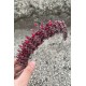 Belicia Bordo Gelin Kına Tacı Özel Gün Aksesuar Kadın Taç Saç Aksesuarı-BELICIA-3 Belicia Bordo Gelin Kına Tacı Özel Gün Aksesuar Kadın Taç Saç Aksesuarı-BELICIA-3