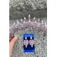 Belicia Pembe Gelin Kına Tacı Özel Gün Aksesuar Kadın Taç Ve İnce Mekik Küpe Takımı-BELICIA-34 Belicia Pembe Gelin Kına Tacı Özel Gün Aksesuar Kadın Taç Ve İnce Mekik Küpe Takımı-BELICIA-34