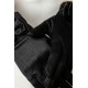 Belvienne Pearl Siyah Satin Eldiven &ndash; Fiyonk Detaylı İncili L&uuml;ks Gelin ve Davet Aksesuarı-BELVIENNE-1