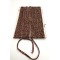 Kahverengi Boncuk İşlemeli Şerit 1 Cm-BIS-1015