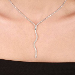 Dalga Model Kristal Taşlı Abiye Kolye Ve Küpe Seti-BJSET-1003 Dalga Model Kristal Taşlı Abiye Kolye Ve Küpe Seti-BJSET-1003