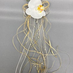 Krem Hasırlı Bohça Süsü-BOH-1012