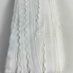 Beyaz Bohemora Etnik Desenli Dokuma Şerit &ndash; P&uuml;sk&uuml;ll&uuml; Dekoratif Kenar S&uuml;s&uuml; 1 Metre-BOHEMORA-4
