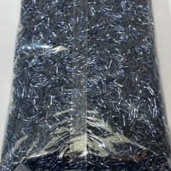 Lacivert Burgulu Boru Boncuk 1 Paket 500 Gram-BORU-1067